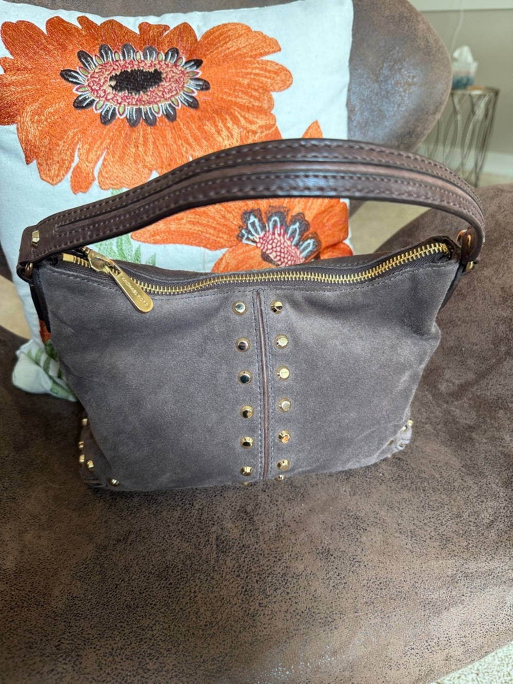 MICHAEL KORS SUEDE BAG - Picture 11 of 15